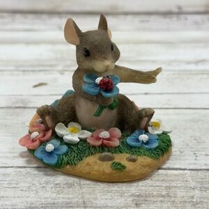 Vtg Fitz & Floyd Charming Tails Figure "I Picked you to Love" in Box‎